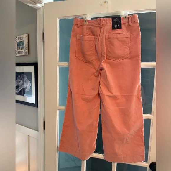 Coral Wide-Leg Corduroy Pants - Picture 4 of 6